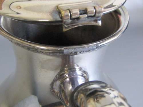 Vintage 4 piece Galleon silverplated Tea and Coffee serving Set, large Pots 25cm