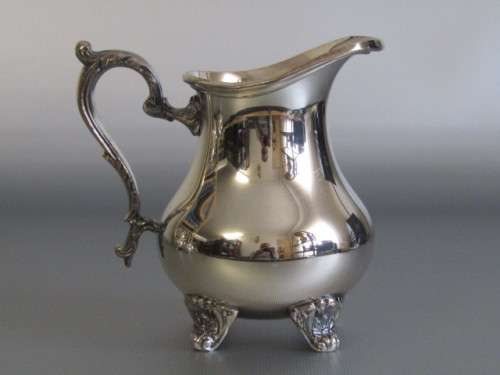 Vintage 4 piece Galleon silverplated Tea and Coffee serving Set, large Pots 25cm