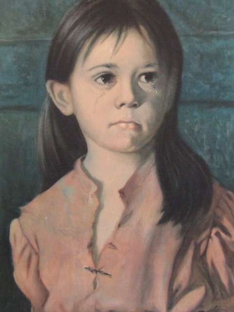 Lot of 2 vintage prints; Portrait of a young Boy and Bambina by A. Bragolin, both framed