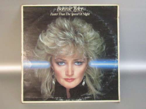 Original vintage Bonnie Tyler LP - Faster than the speed of night, excellent condition