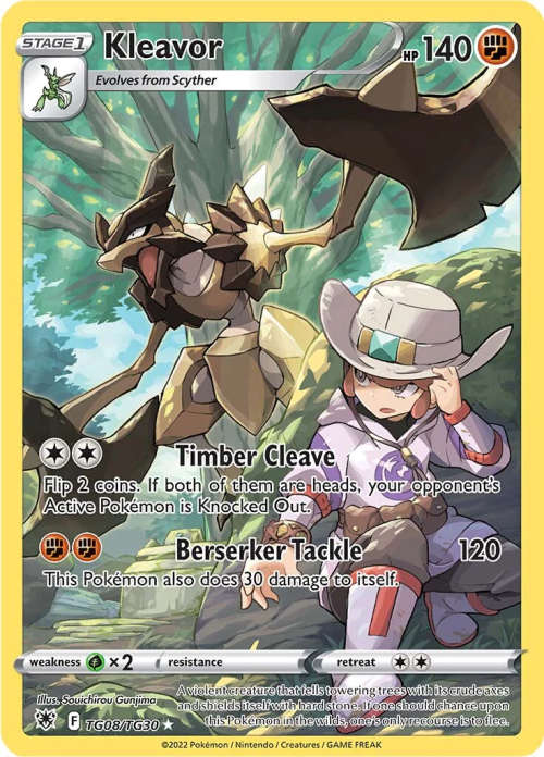 Pokemon Trading Cards - TCG - Kleavor - TG08/TG30 - Astral Radiance Singles - NM