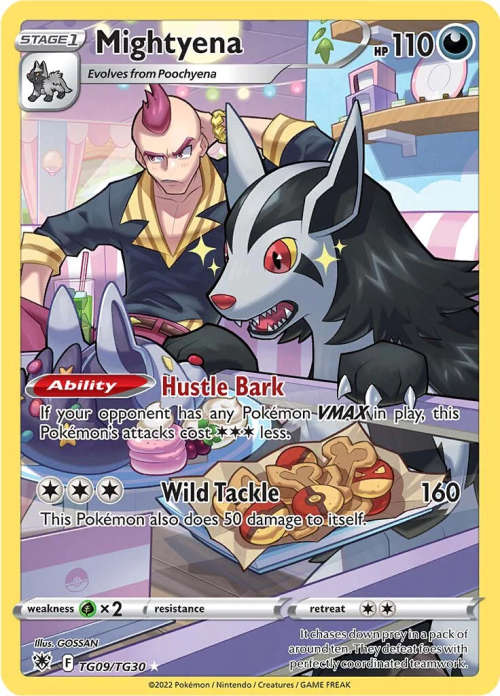 Pokemon Trading Cards - TCG - Mightyena - TG09/TG30 - Holo Rare - Astral Radiance Singles - NM