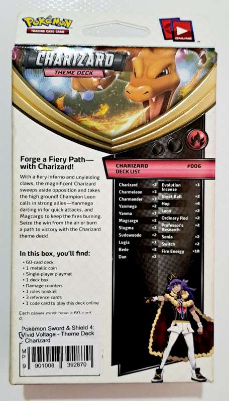 Pokemon Trading Cards - Vivid Voltage Charizard Theme Deck Sealed