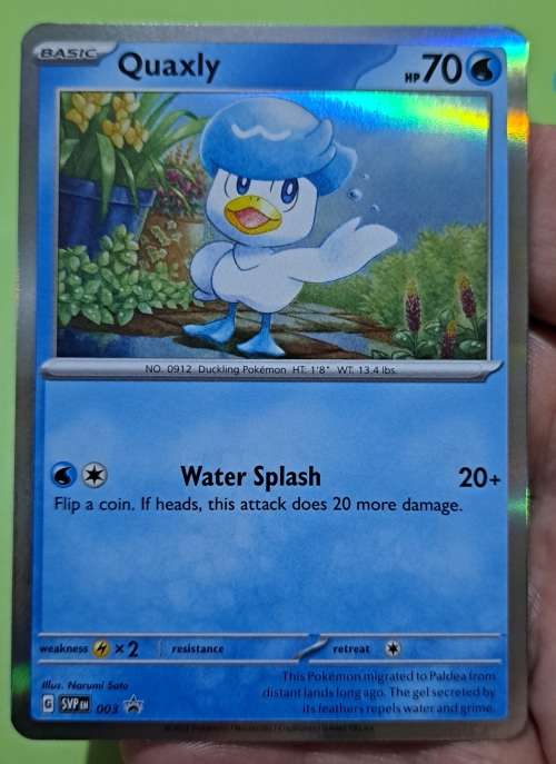 Pokemon Trading Cards - TCG - Quaxly - SVP003 - Promo - Scarlet & Violet (Base Set) Singles - NM