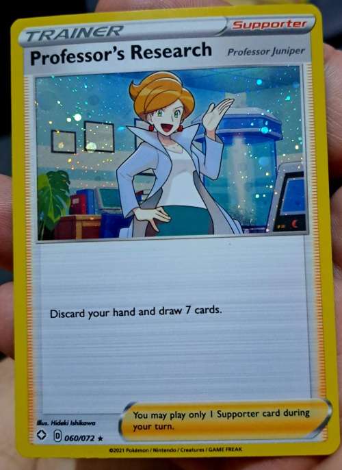 Pokemon Trading Cards - TCG - Professor`s Research - 060/072 - Holo Promo - NM