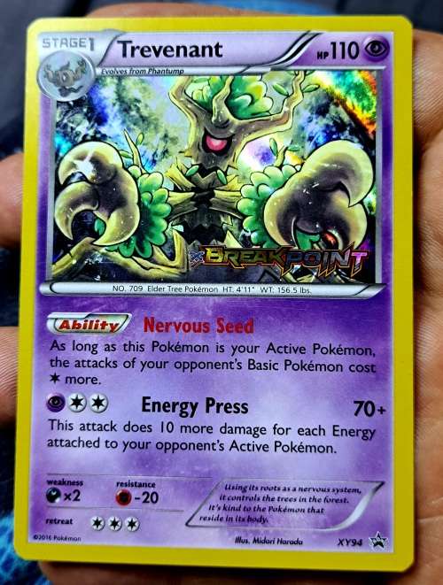 Pokemon Trading Cards - TCG - 2016 BreakPoint - Trevenant - XY94 - Pre-Release Promo  - NM