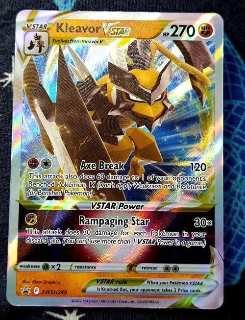 Pokemon Trading Cards - TCG - Kleavor VSTAR - SWSH249 - Black Star Promo  - NM