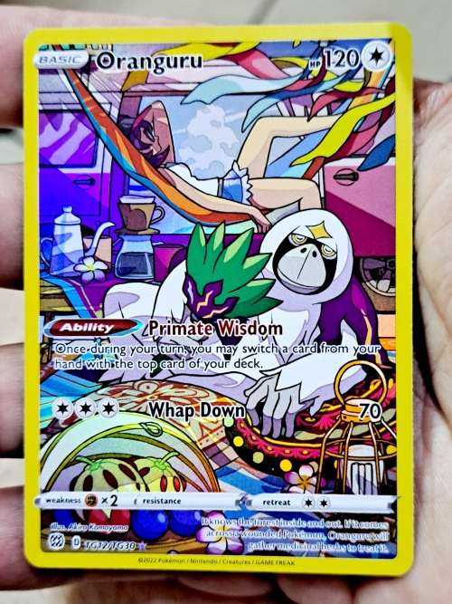 Pokemon Trading Cards - Oranguru - TG12/TG30 - Holo Rare - Brilliant Stars (NM)