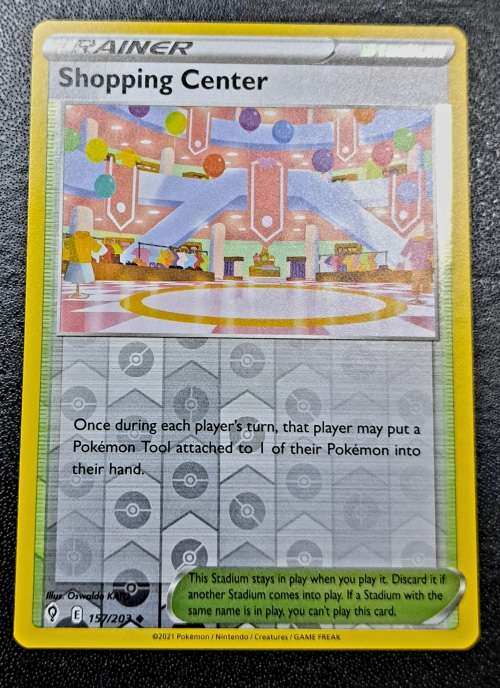 Pokemon Trading Cards - TCG - Shopping Center - 157/203 - Reverse Holo - Evolving Skies - NM