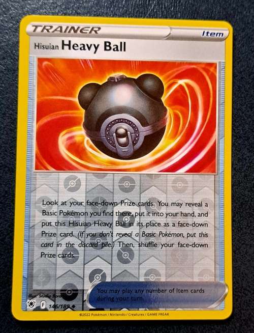Pokemon Trading Cards - TCG - Hisuian Heavy Ball - 146/189 -  Reverse Holo - Astral Radiance - NM