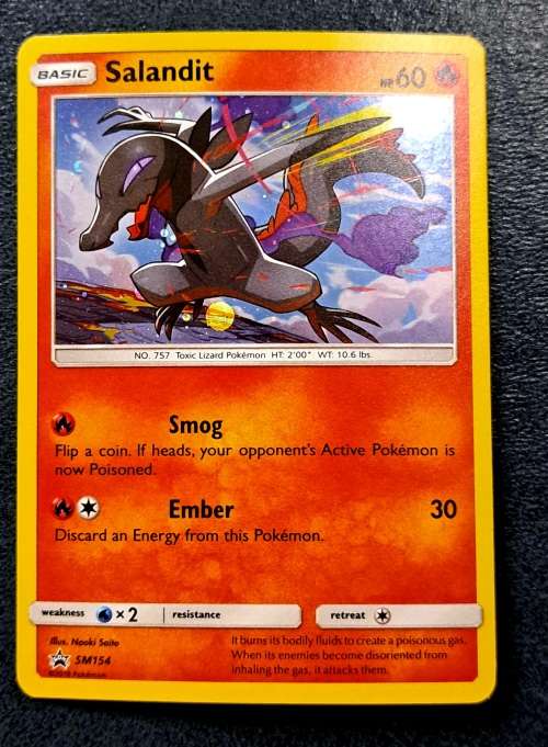 Pokemon Trading Cards - Salandit - SM154 - Cosmos Holo Promo - NM