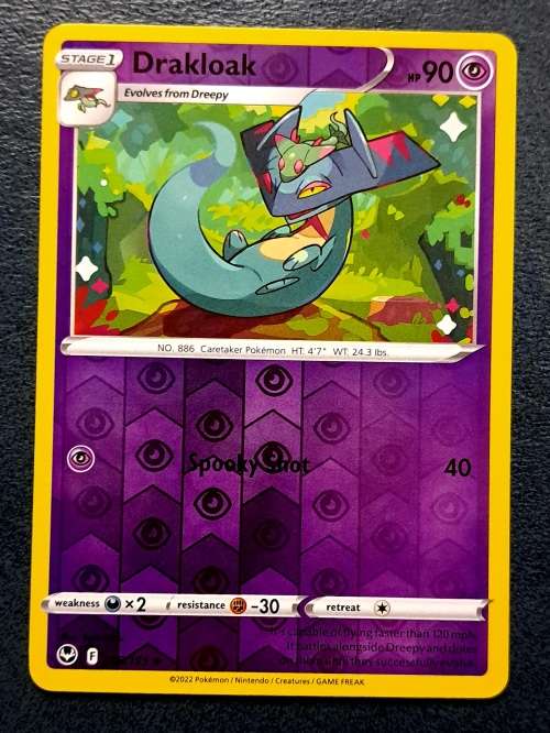 Pokemon Trading Cards - Drakloak - 088/195 - Reverse Holo - Silver Tempest NM