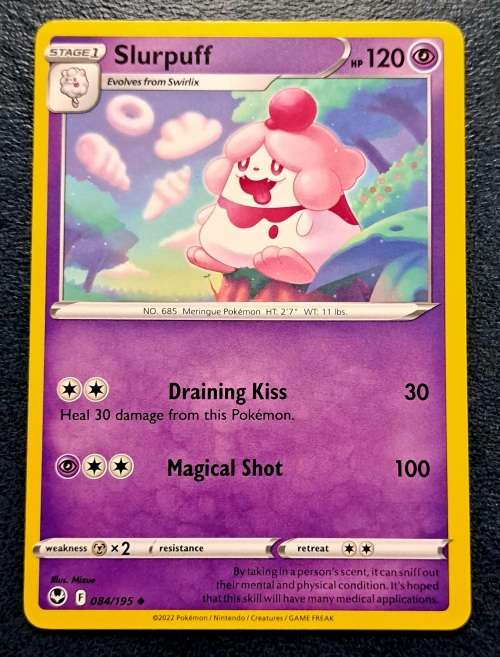 Pokemon Trading Cards - Slurpuff - 084/195 - Uncommon - Silver Tempest (NM)