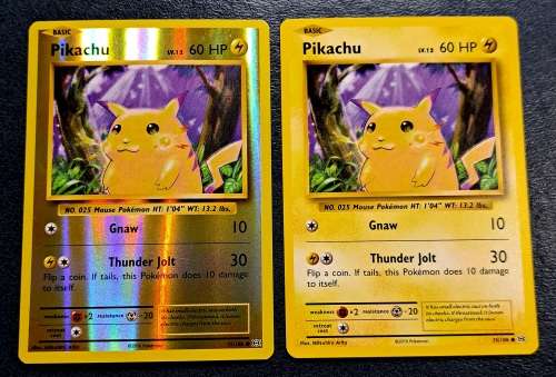Pokemon Trading Cards - Pikachu - 35/108 - Common & Reverse Holo Combo - XY Evolutions - NM