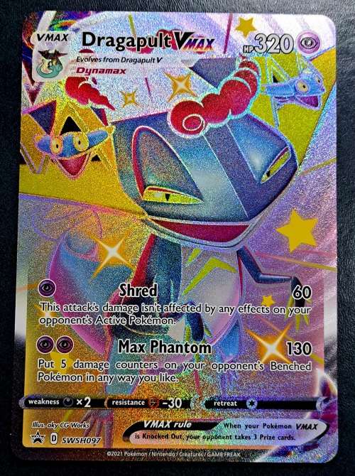 Pokemon Trading Cards - Dragapult VMAX - SWSH097 - Oversized Jumbo Promo  - NM