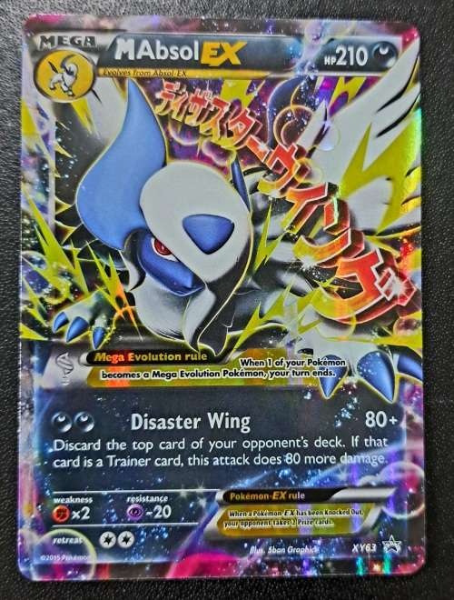 Pokemon Trading Cards - Mega Absol EX - XY63 - Ultra Rare Promo Pokemon XY Promos - NM