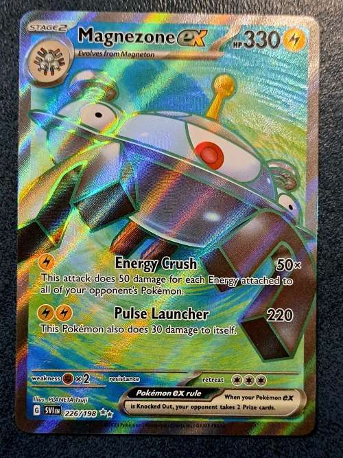 Pokemon Trading Cards - Magnezone ex - 226/198 - Full Art Secret Rare  - Scarlet & Violet - NM