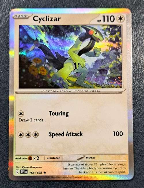 Pokemon Trading Cards - Cyclizar - 164/198 - Holo Rare - Scarlet & Violet - NM