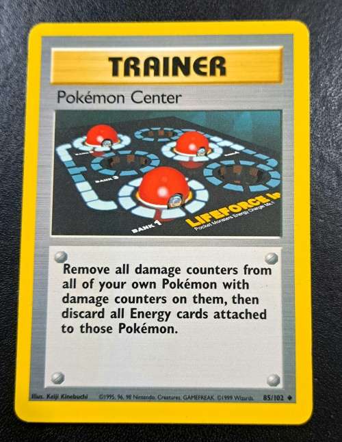 Pokemon Trading Cards - Pokemon Center - 85/102 - 1999 Base Set Unlimited Singles - LP/NM