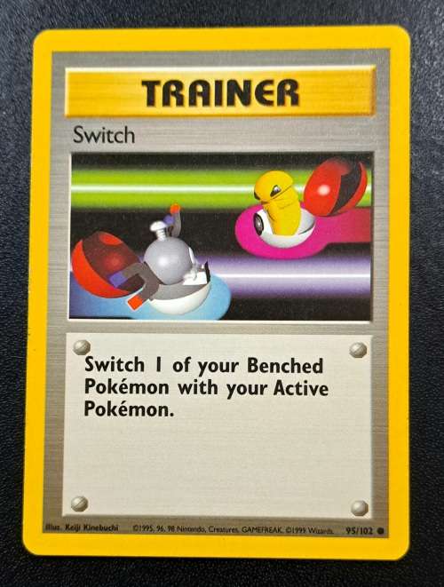 Pokemon Trading Cards - Switch - 95/102  - 1999 Base Set Unlimited - LP/NM