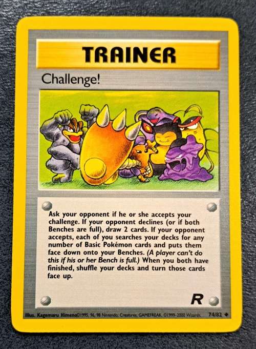 Pokemon Trading Cards - Dark Raticate - 51/82 - 2000 Team Rocket Unlimited - LP/NM