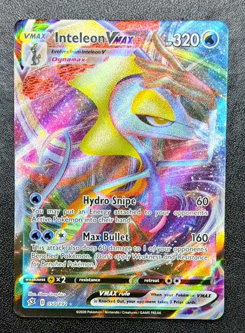Pokemon Trading Cards - Inteleon VMAX - 050/192 - Ultra Rare - Rebel Clash - NM