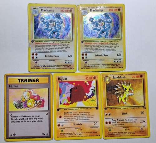 Orginal First Edition Pokemon Cards! Read Description!