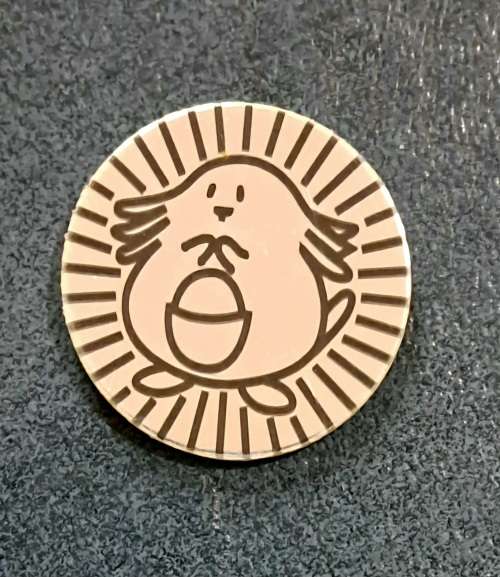 Pokemon Trading Cards - 1999 Chansey Collectible Coin (Silver Matte Holofoil) Base Set -Rare