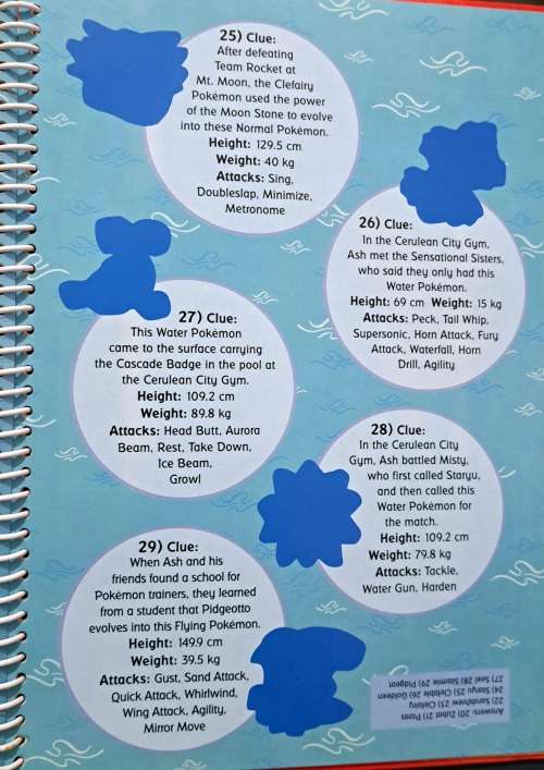 Rare 2000 Pokemon Worlds Of Adventure Hardcover Book Complete- Near Mint