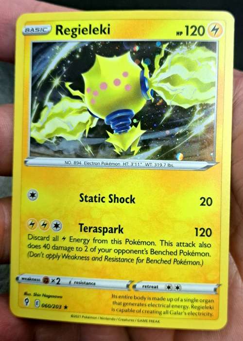 Pokemon Trading Cards - Regieleki - 060/203 - Alternate Holo Promo - Evolving Skies - NM