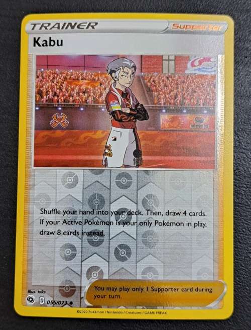 Pokemon Trading Cards - Kabu - 055/073 - Reverse Holo - Champions Path - NM