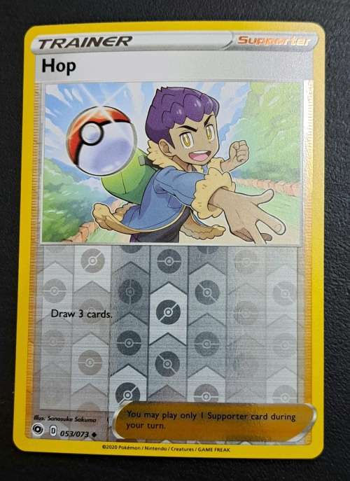 Pokemon Trading Cards - Hop - 053/073 - Reverse Holo - Champions Path - NM