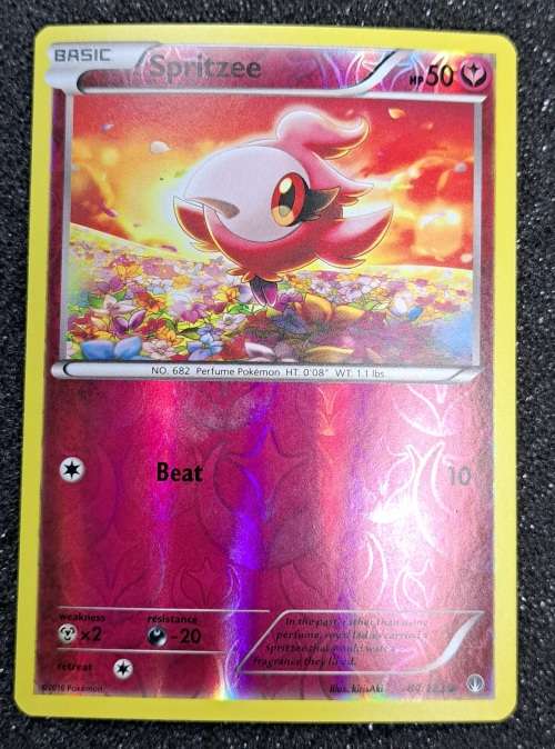 Pokemon Trading Cards - Spritzee - 84/122 - Reverse Holo - XY Breakpoint - NM