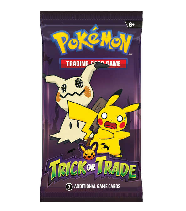 2023 Pokemon - Trick or Trade - 3 Halloween Card Booster Pack - SpoOoKy FuN!