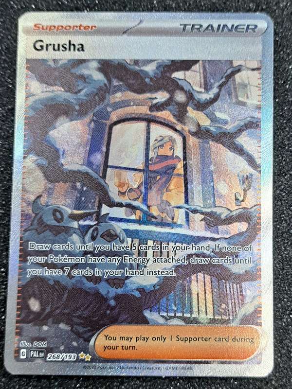 Pokemon Trading Cards -  Grusha - 268/193 - Special Illustrion Rare - Paldea Evolved NM