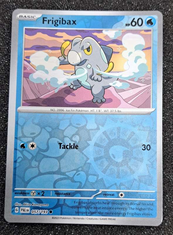 Pokemon Trading Cards - Frigibax - 057/193 - Reverse Holo - Paldea Evolved NM