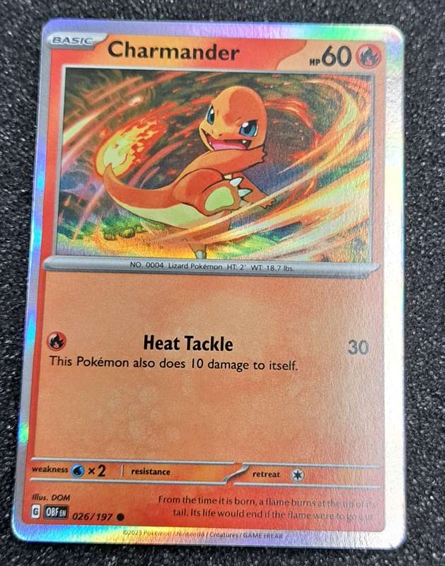 Pokemon Trading Cards -  Charmander - 026/197 - Holo Promo Charizard ex Premium Collection Box - NM