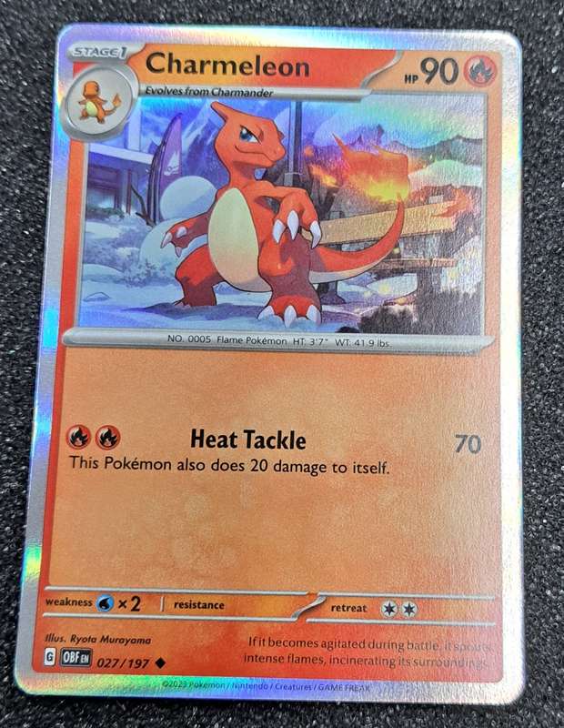 Pokemon Trading Cards - Charmeleon - 027/197 - Holo Promo Charizard ex Premium Collection Box - NM