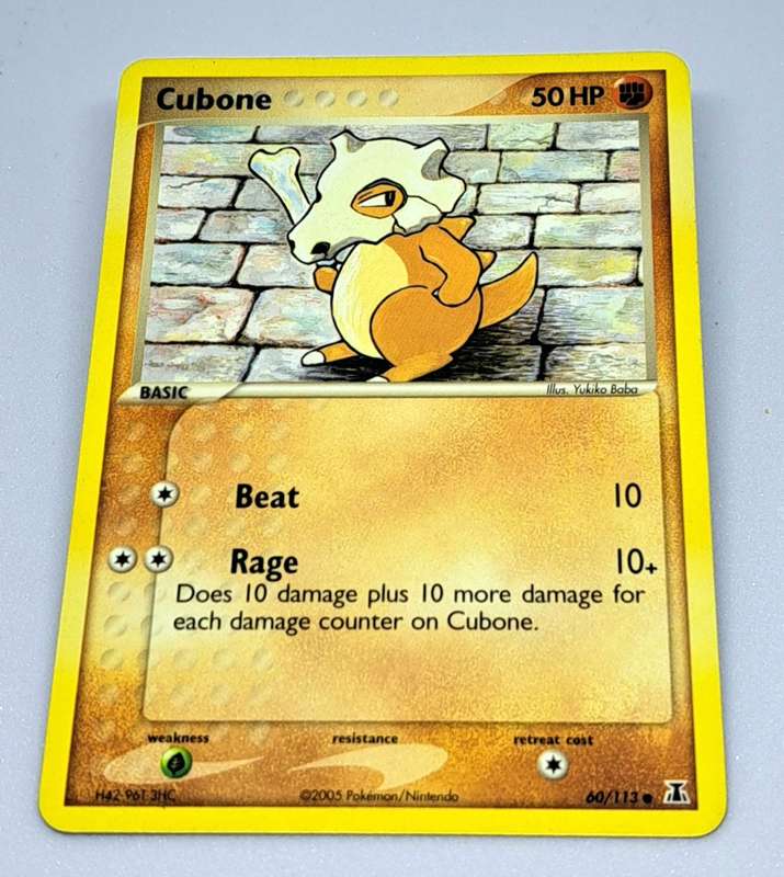 Pokemon Trading Cards - Cubone - 60/113 - Ex Delta Species Singles - NM