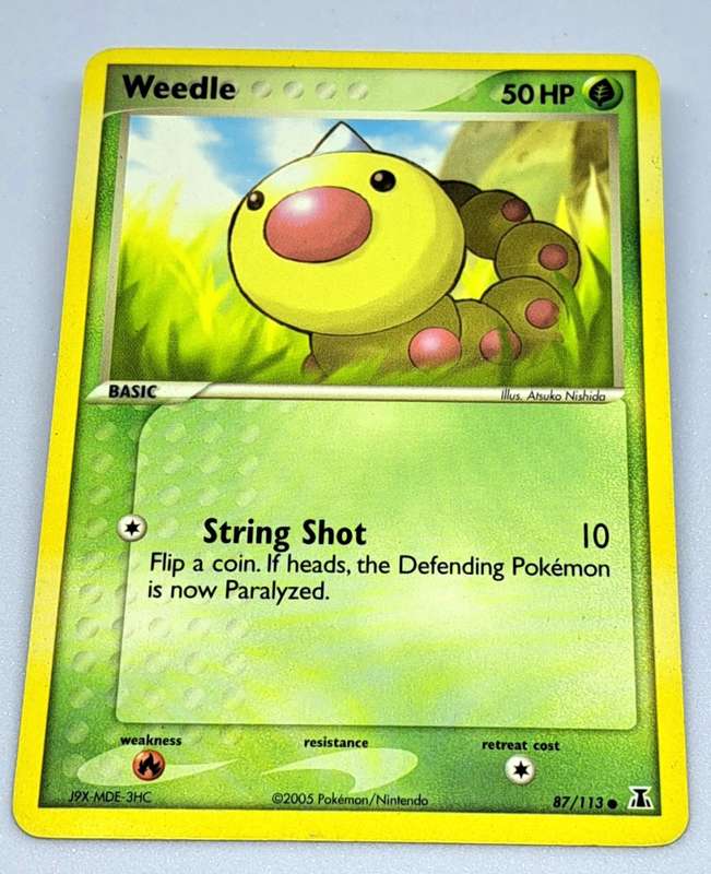 Pokemon Trading Cards - Weedle - 87/113 - Ex Delta Species Singles - VLP