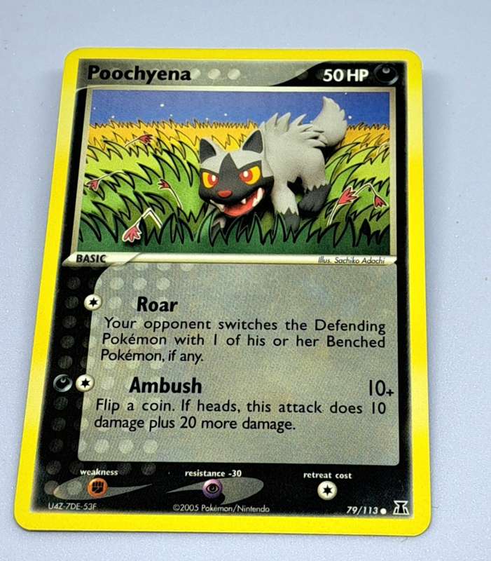 Pokemon Trading Cards - Poochyena - 79/113 - Ex Delta Species Singles - NM