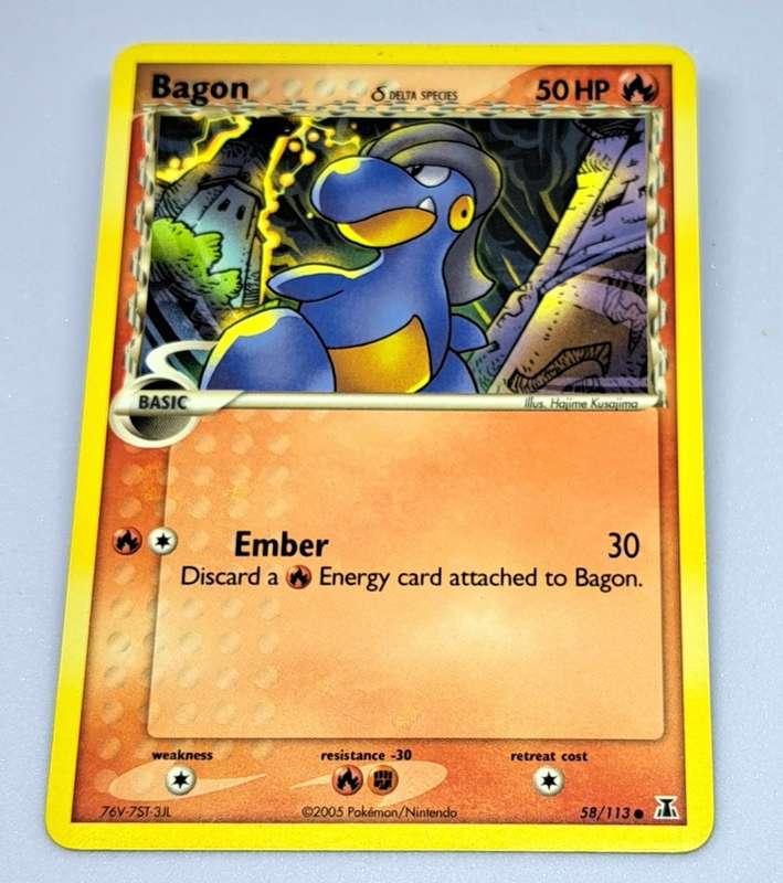 Pokemon Trading Cards - Bagon (Delta Species) - 58/113 - Ex Delta Species Singles - NM