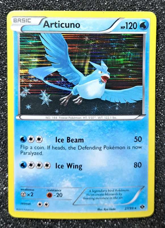 Pokemon Trading Cards -  Articuno - 27/99 - Holo Rare - Next Destinies Singles - NM