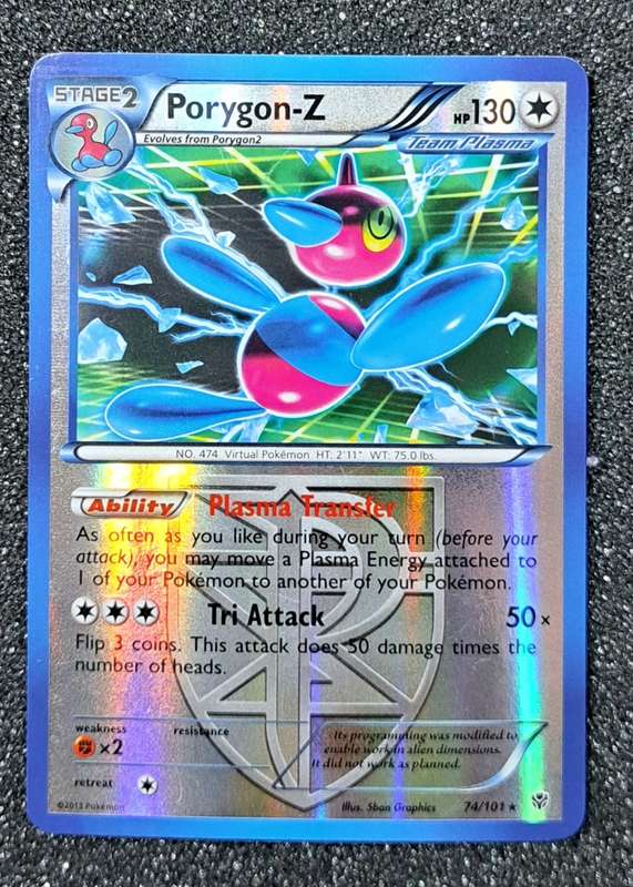 Pokemon Trading Cards - Porygon-Z - 74/101 - Rare Reverse Holo - Plasma Blast - NM