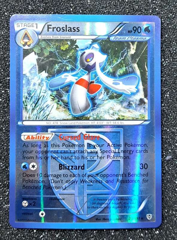 Pokemon Trading Cards - Froslass - 23/101 - Rare Reverse Holo - Plasma Blast - LP