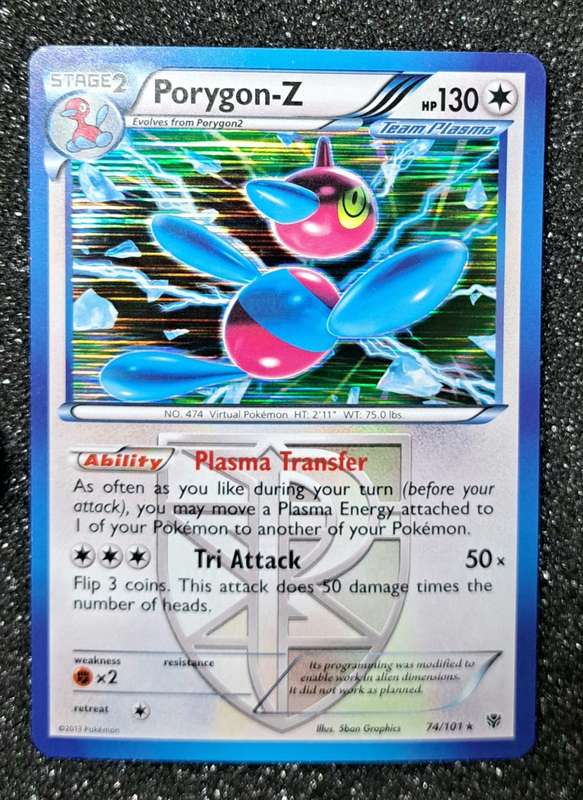 Pokemon Trading Cards - Porygon-Z - 74/101 - Holo Rare - Plasma Blast NM