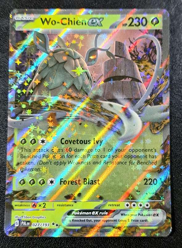 Pokemon Trading Cards - Wo-Chien ex - 027/193 - Ultra Rare - Paldea Evolved NM