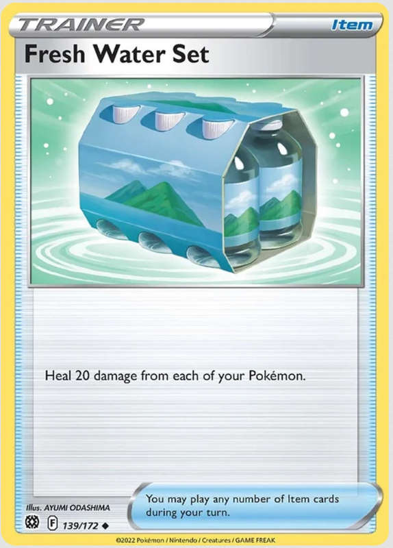 Pokemon Trading Cards - Fresh Water Set - 139/172 - Brilliant Stars - NM