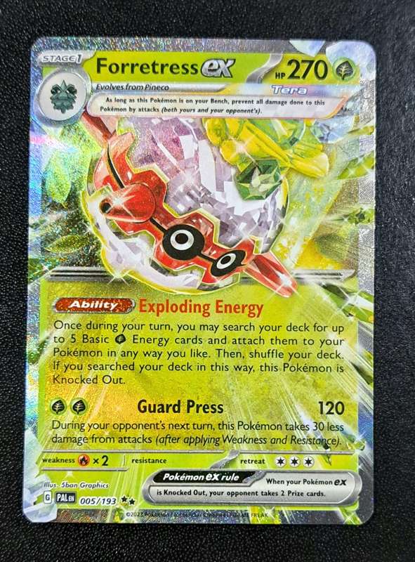 Pokemon Trading Cards - Forretress ex - 005/193 - Ultra Rare - Paldea Evolved NM