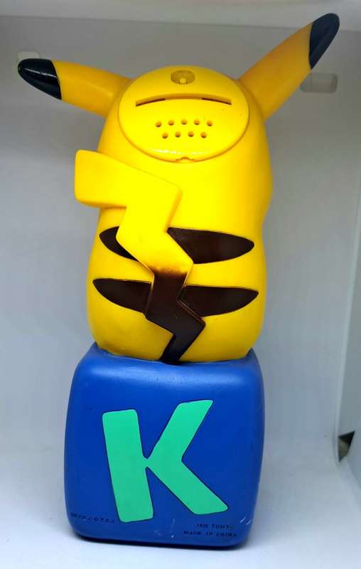 1999 Official Nintendo - Tomy/Tiger Electronics - Pikachu Coin Bank 22cm